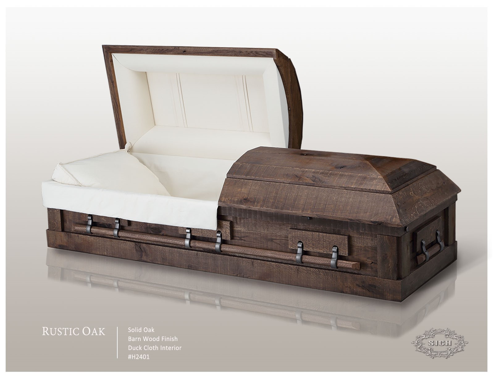 little rock wood casket oak barnwood finish