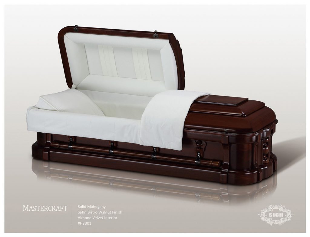 little rock wood casket mastercraft mahogany